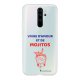 Coque Xiaomi Redmi Note 8 Pro silicone transparente Vivre D'amour et de Mojitos ultra resistant Protection housse Motif Ecriture Tendance La Coque Francaise