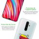 Coque Xiaomi Redmi Note 8 Pro silicone transparente BOOM ultra resistant Protection housse Motif Ecriture Tendance La Coque Francaise