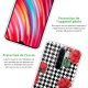 Coque Xiaomi Redmi Note 8 Pro silicone transparente Pied de poule ultra resistant Protection housse Motif Ecriture Tendance La Coque Francaise