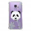 Coque Samsung Galaxy S9 anti-choc souple angles renforcés transparente Panda Bambou Evetane.