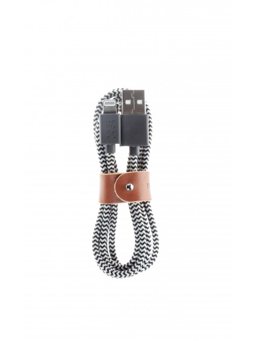 Native Union Belt Cable Lightning Zebra Medium 1,2m - version 2