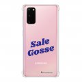 Coque Samsung Galaxy S20 anti-choc souple angles renforcés transparente Sale Gosse bleu La Coque Francaise