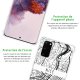 Coque Samsung Galaxy S20 anti-choc souple angles renforcés transparente Carte de Nice La Coque Francaise