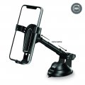 Support voiture de téléphone ventouse rotatif à 360 ° noir