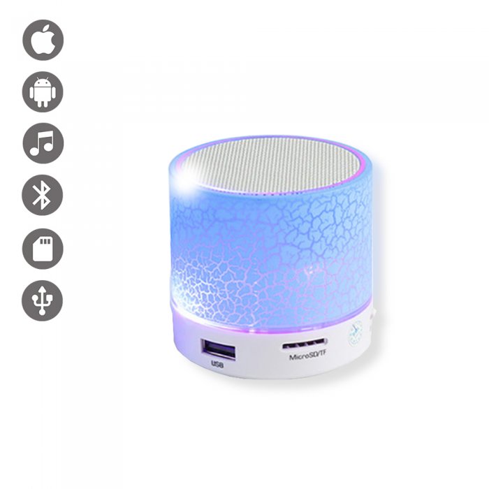 Enceinte Bluetooth 3W - Or Rose - Coquediscount