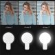 Anneau lumineux à LED 3 niveaux d'intensité lumineuse pour Selfie  blanche