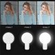 Anneau lumineux à LED 3 niveaux d'intensité lumineuse pour Selfie  blanche