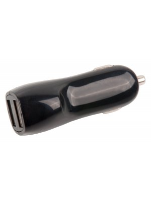 Muvit Black Car Charger  2usb 2,4a