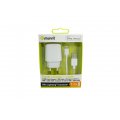Muvit Pack White Travel Charger 2 Usb 2.4a +cable