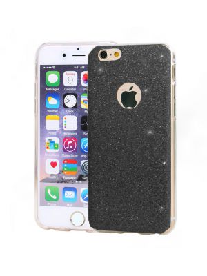 Coque silicone souple Paillettes argent pour iPhone 7