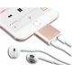 Adaptateur Lightning audio et charge Rose Gold