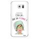 Coque rigide transparent J'Ai La Flemme pour Samsung Galaxy S6 Edge