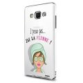Coque Samsung Galaxy Grand Prime rigide transparente J'ai La Flemme Dessin Evetane