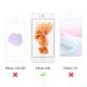 Pack iPhone 6/6s Coque anti-choc transparente, vitre de protection et support magnétique noir