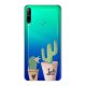 Coque Huawei P40 Lite E silicone transparente Cactus Love ultra resistant Protection housse Motif Ecriture Tendance Evetane