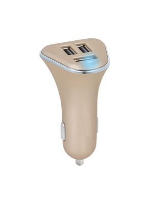 Chargeur allume cigare triple USB Gold