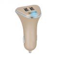 Chargeur allume cigare triple USB Gold