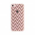 XQISIT Coque TPU Ugly Xmas Sweater Believe for iPhone 7 clear/rose gold colored