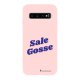 Coque Samsung Galaxy S10 Silicone Liquide Douce rose pâle Sale Gosse bleu La Coque Francaise.