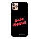 Coque iPhone 11 Pro Silicone Liquide Douce noir Sale Gosse Rouge La Coque Francaise.