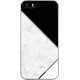 Coque semi-rigide noire et blanche motifs triangles pour iPhone 5/5S/SE