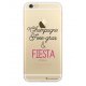 Coque rigide transparent Champagne Foie gras et Fiesta pour iPhone 6 Plus / 6S Plus