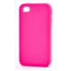 Coque silicone rose Xqisit iPhone 4 et 4S