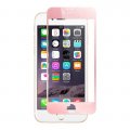 Vitre iPhone 7 Plus / 8 Plus transparente Vitre en Verre Trempé contour rose