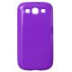 Coque Silicone violette Samsung Galaxy SIII